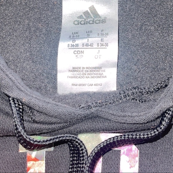 Adidas Crop Top Hoodie - Picture 3 of 4